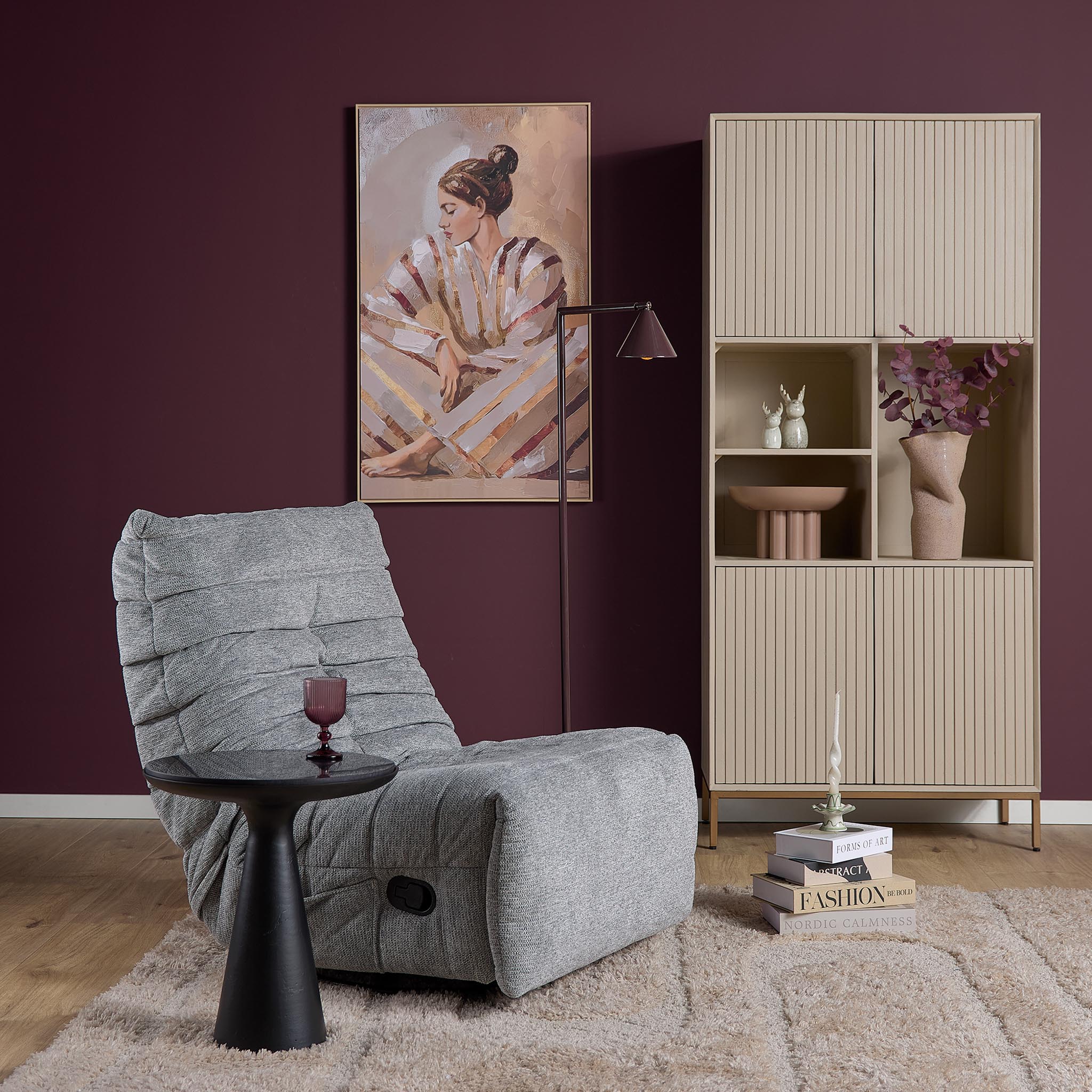 Relaxfauteuil Trubas Grijs - Afbeelding 9