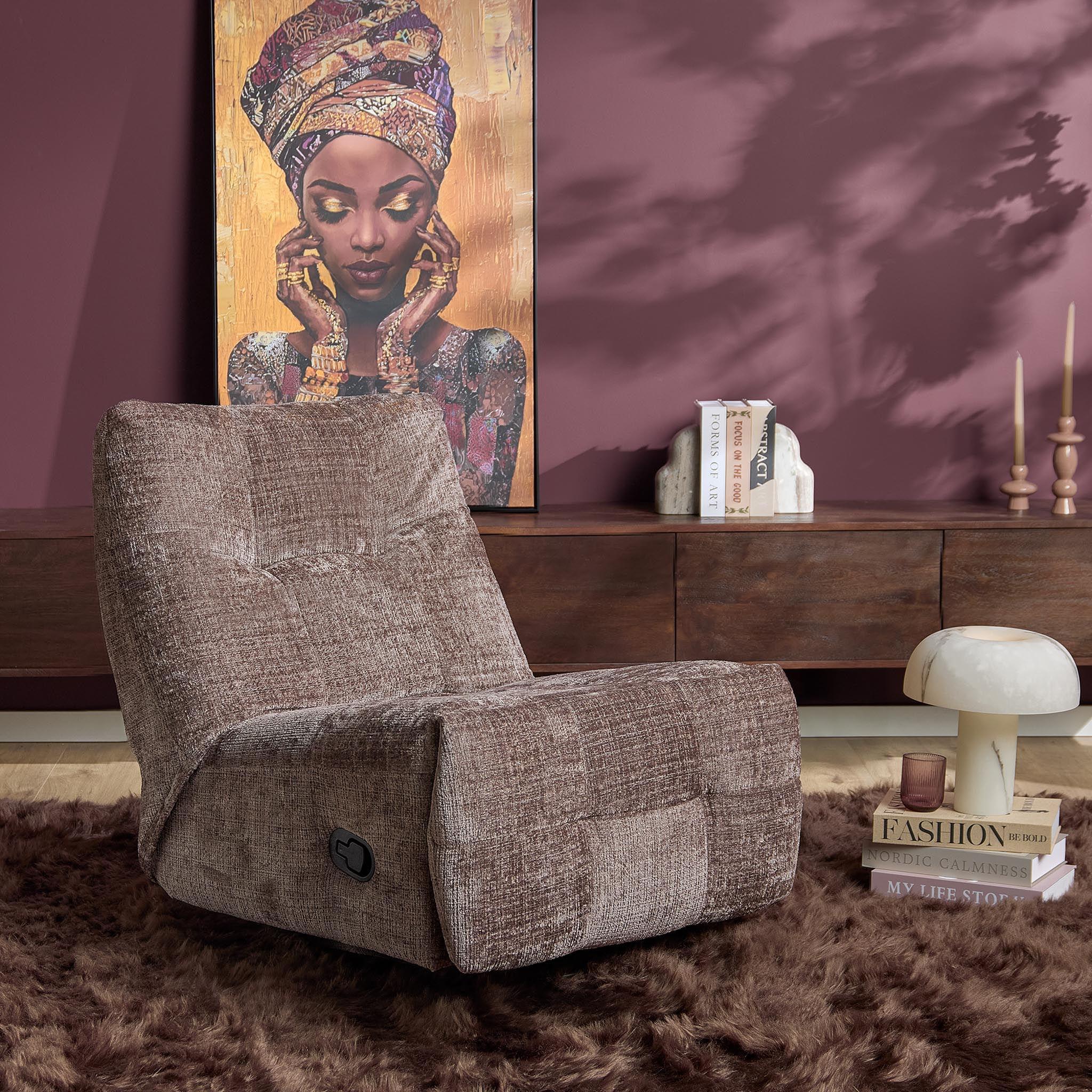 Relaxfauteuil Viekin Wit - Afbeelding 11