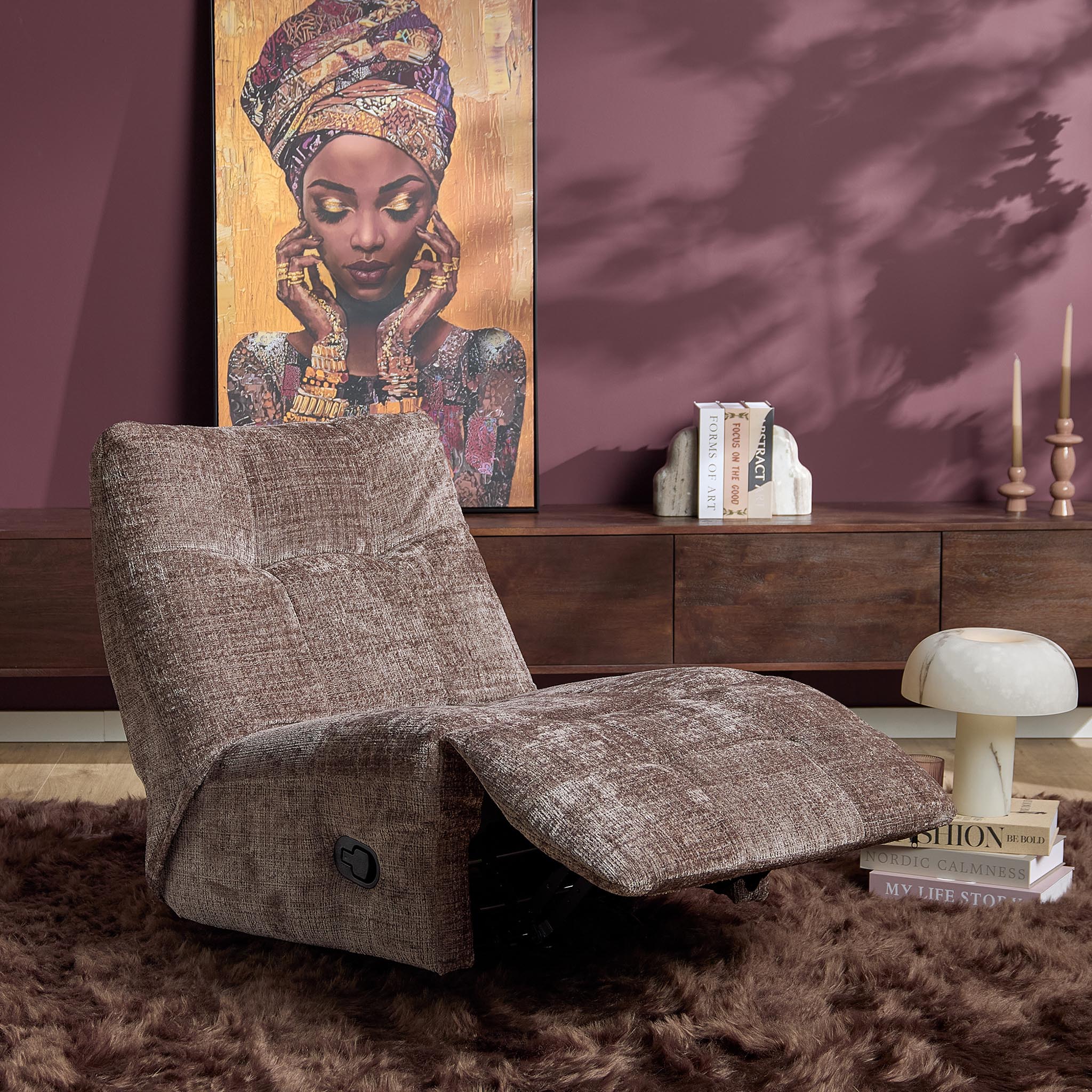 Relaxfauteuil Viekin Wit - Afbeelding 12