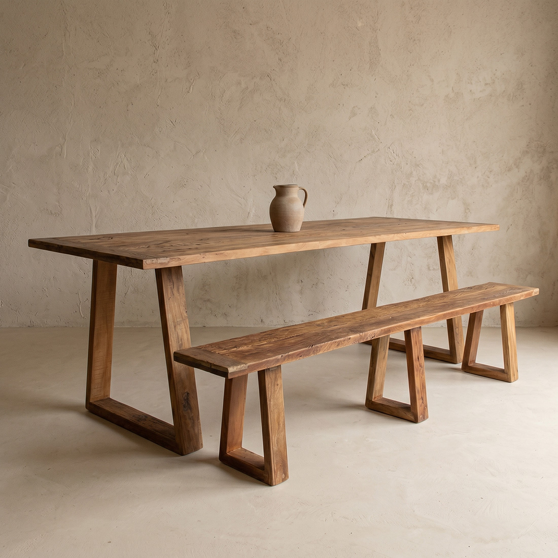 Eettafel Caalter Hout 180 cm - Afbeelding 7