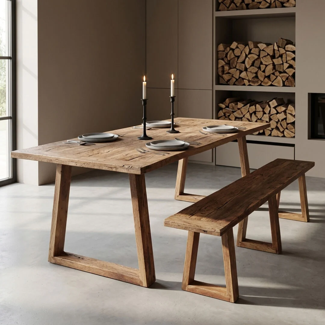 Eettafel Skudo Hout 200 cm - Afbeelding 2