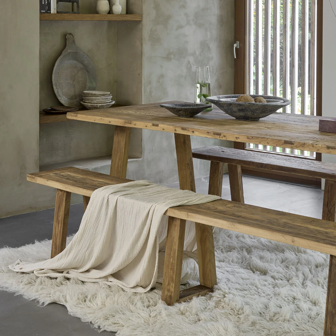 Eettafel Raunsak Hout 240 cm - Afbeelding 4