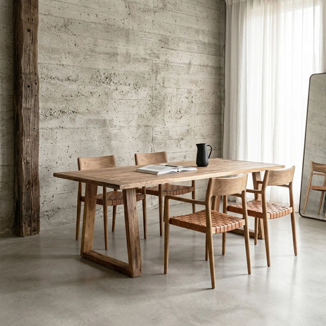 Eettafel Raunsak Hout 240 cm - Afbeelding 10