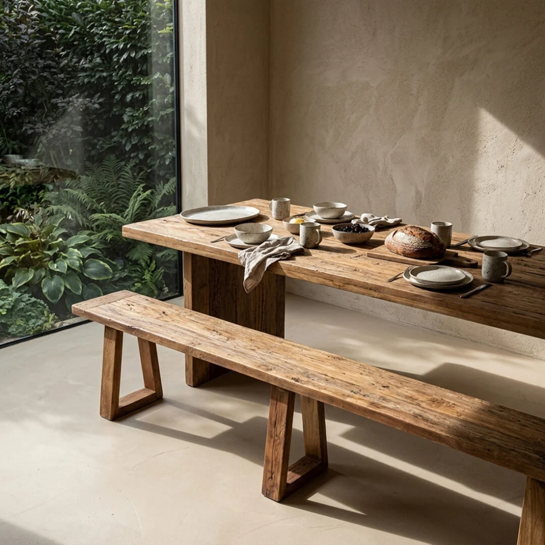 Eettafel Jielly Hout 240 cm - Afbeelding 6