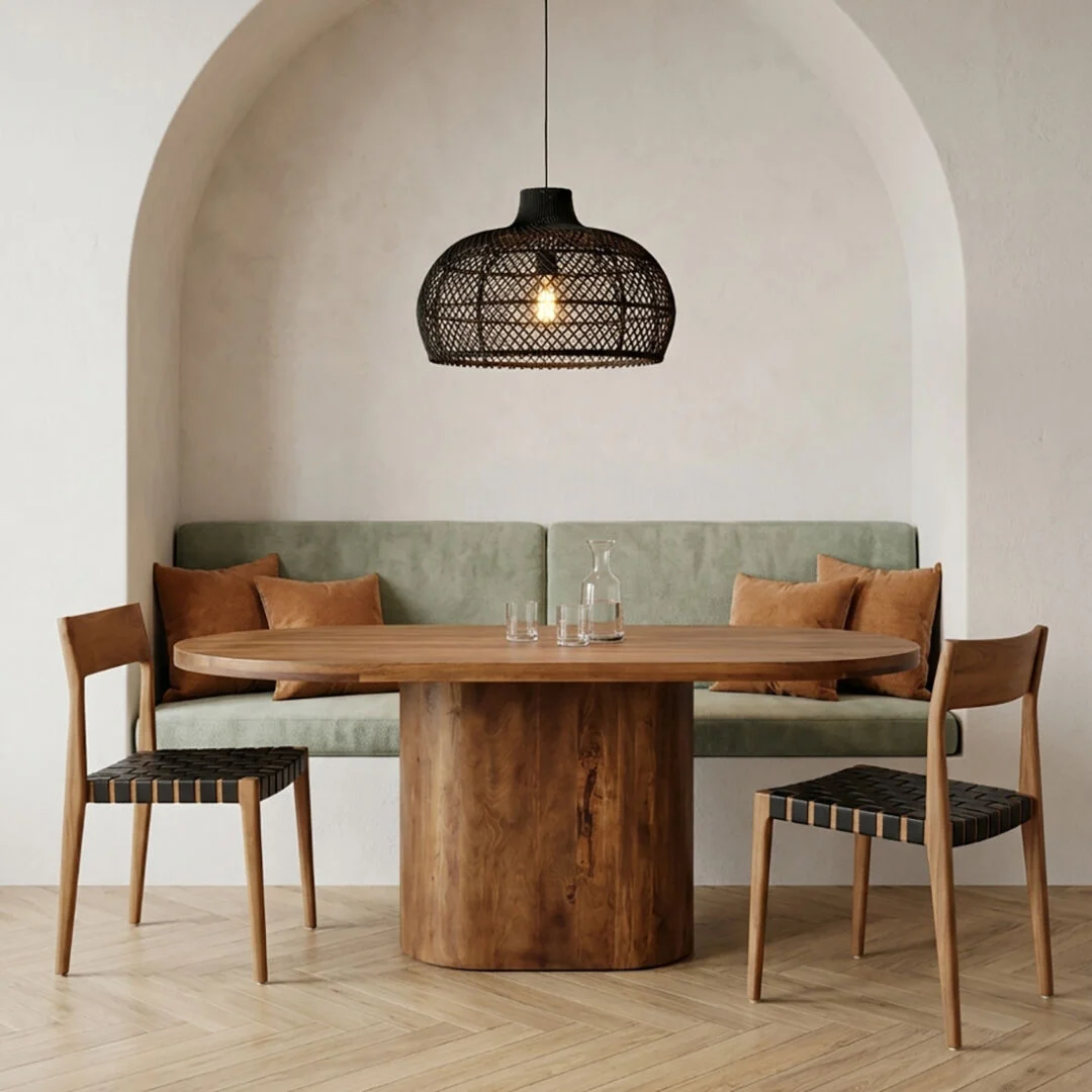 Eettafel Haantesta Mangohout 180 cm - Afbeelding 2