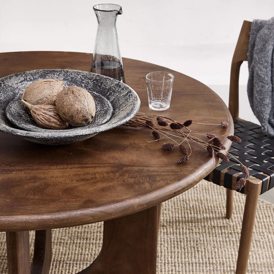 Eettafel Beensano Mangohout 120 cm - Afbeelding 4