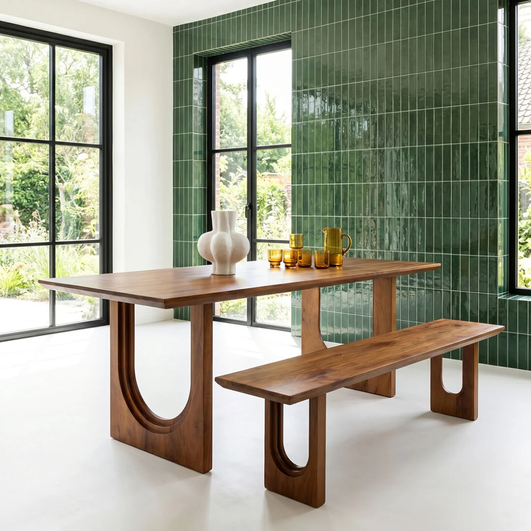 Eettafel Auckland Mangohout 180 cm - Afbeelding 2