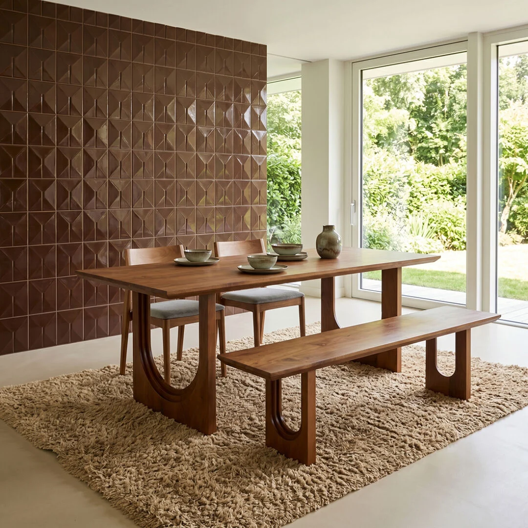 Eettafel Auckland Mangohout 180 cm - Afbeelding 6