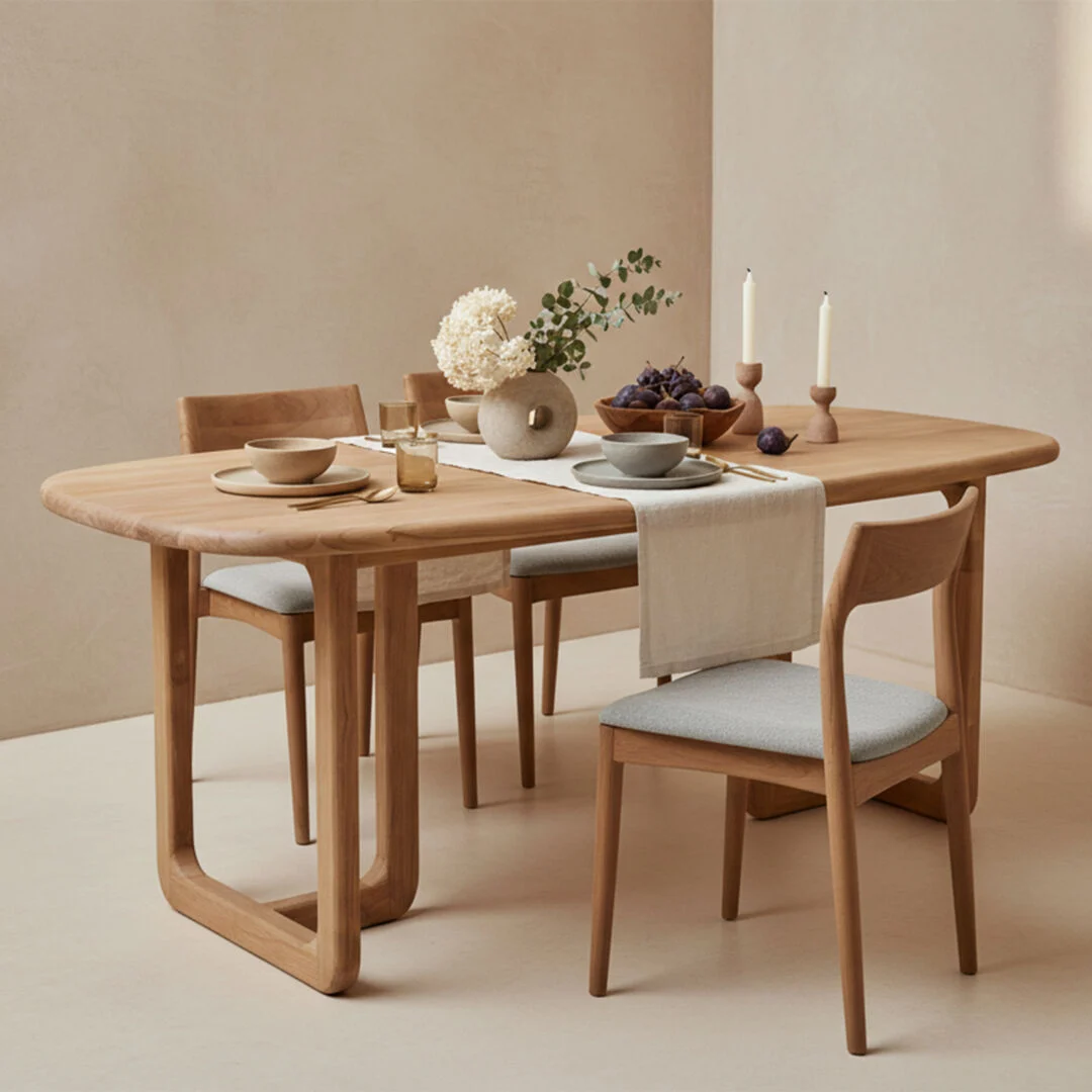 Eettafel Deiboro Teak 200 cm - Afbeelding 5