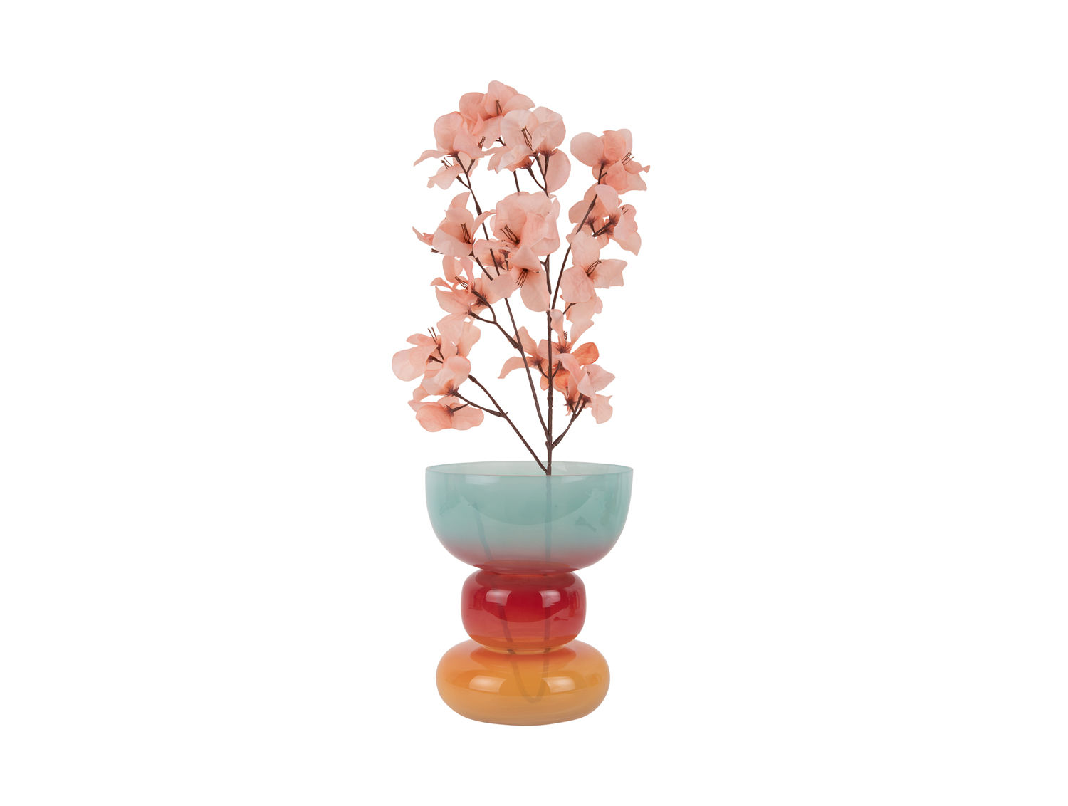 Vaas Bivan Glas Meerkleurig Ø18 cm - Afbeelding 2