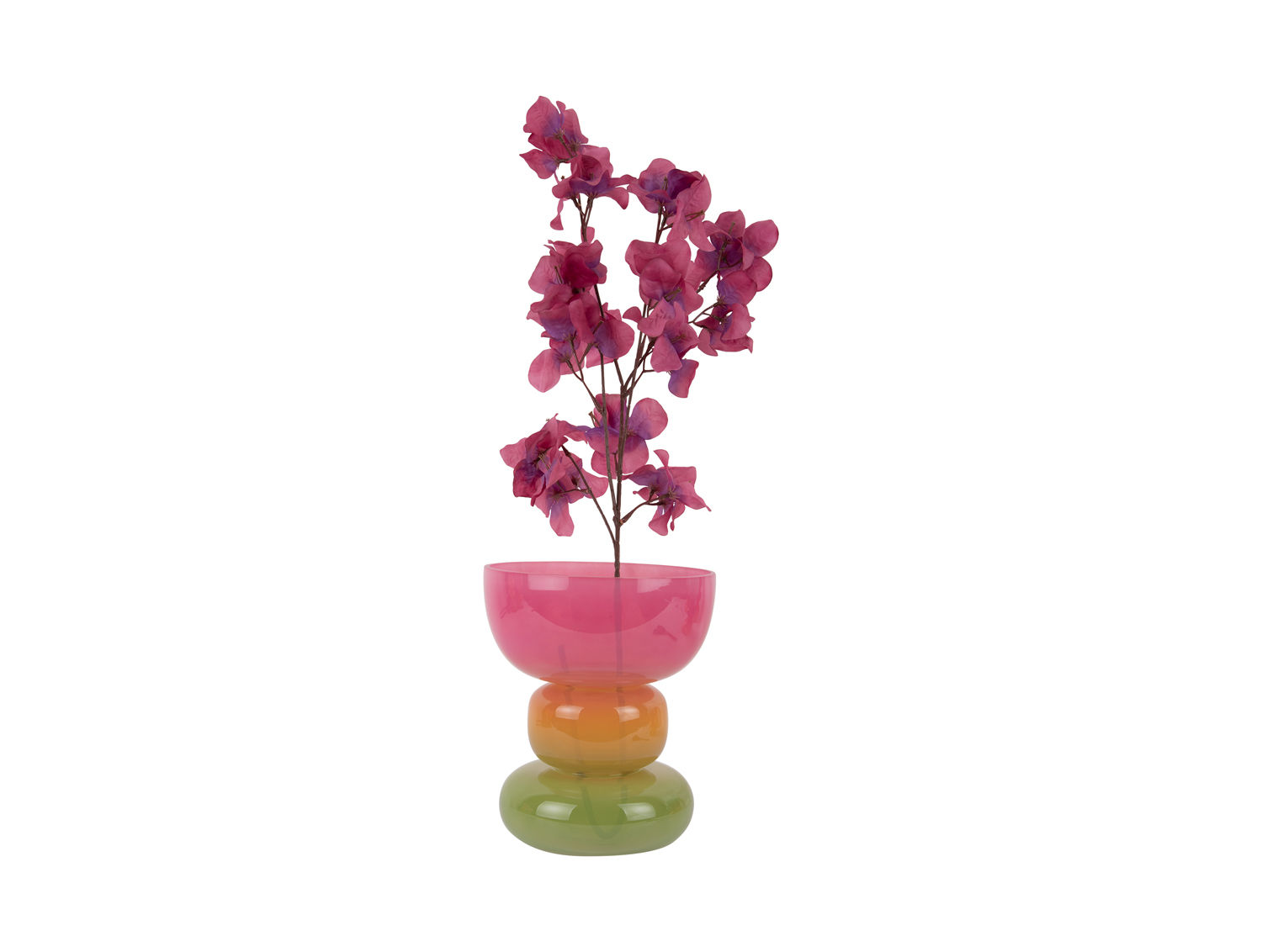 Vaas Klooltar Glas Meerkleurig Ø18 cm - Afbeelding 2