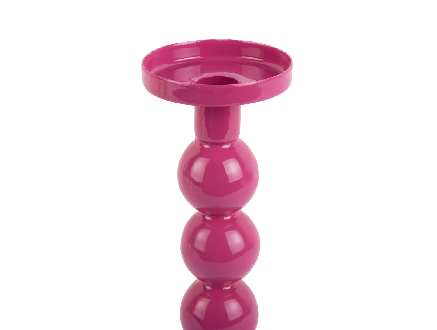 Kandelaar Skoolvun Helder Roze H23 cm - Afbeelding 2