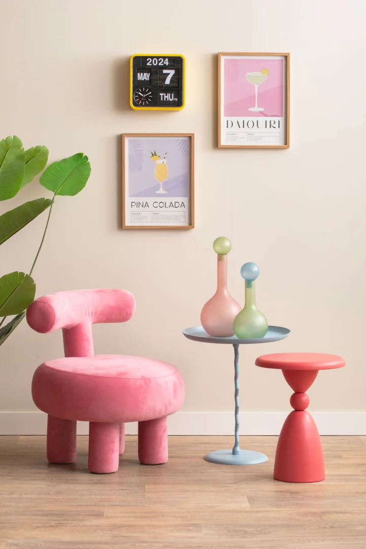 Wanddecoratie Skalven roze - Afbeelding 4