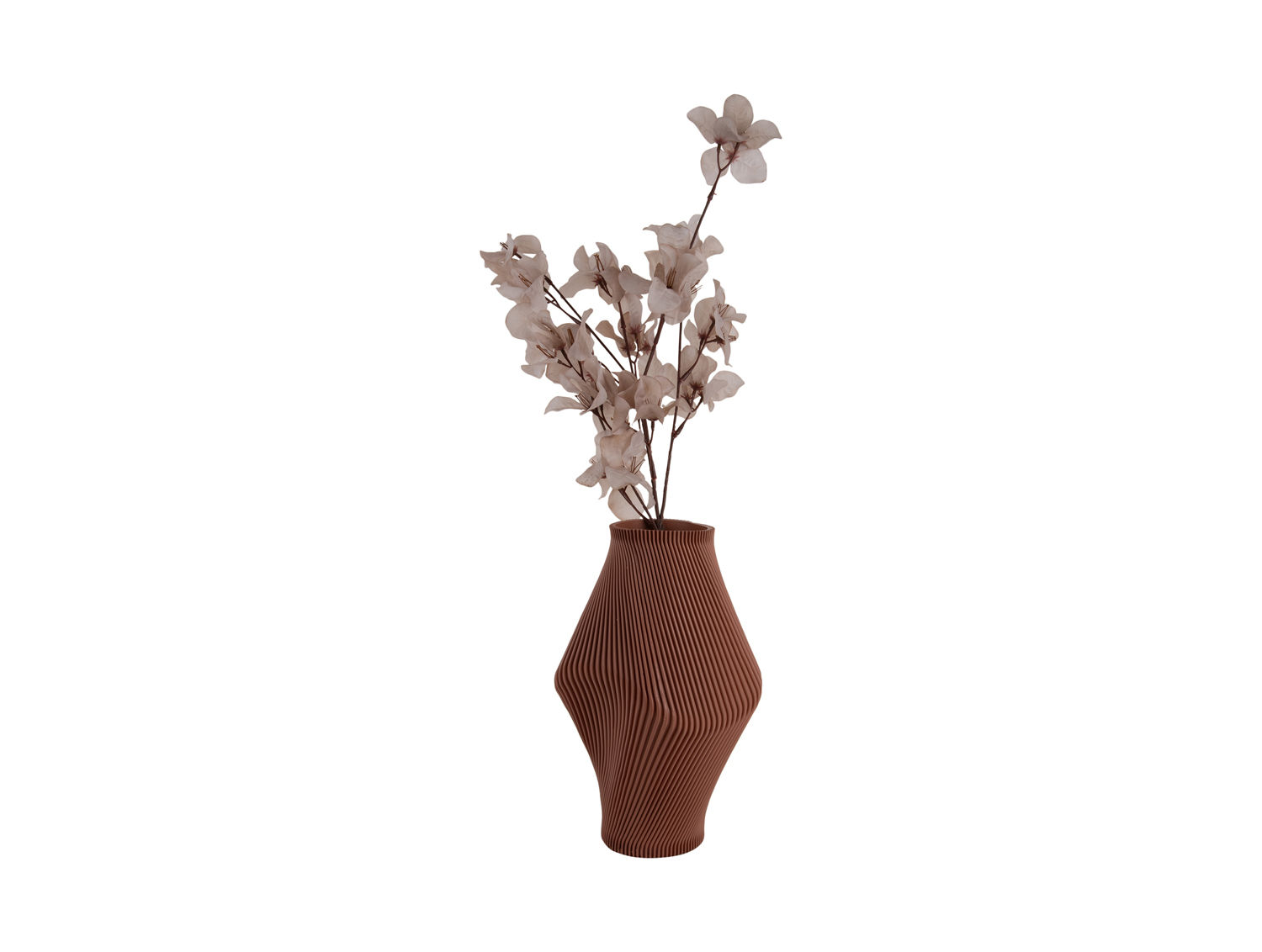 Vaas Brauntel Warm Bruin Ø16 cm - Afbeelding 3