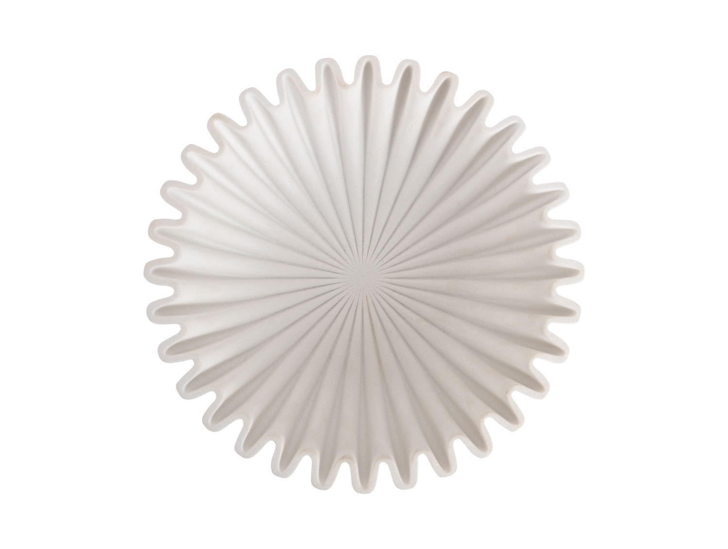 Schaal Gidund Polyresin Wit - Afbeelding 2