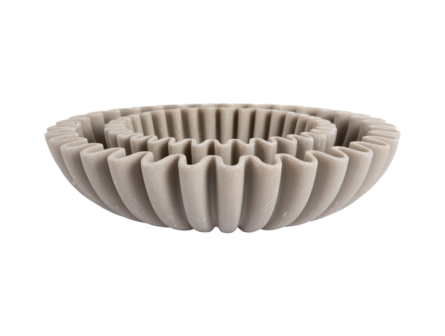 Schaal Pares Polyresin Lichtgrijs - Afbeelding 3