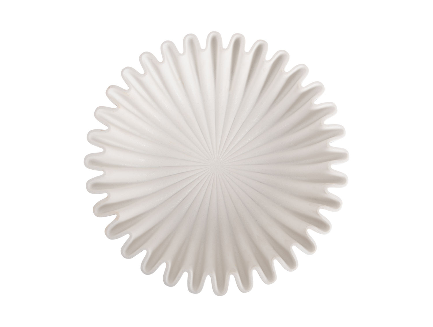 Schaal Dalvum Polyresin Wit - Afbeelding 2