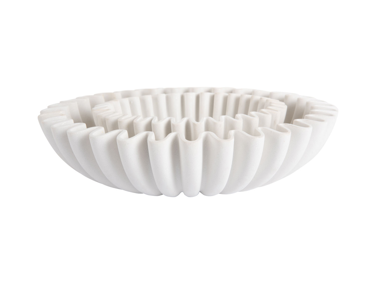 Schaal Dalvum Polyresin Wit - Afbeelding 3