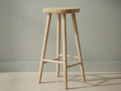 Barkruk Beessu Teak Naturel