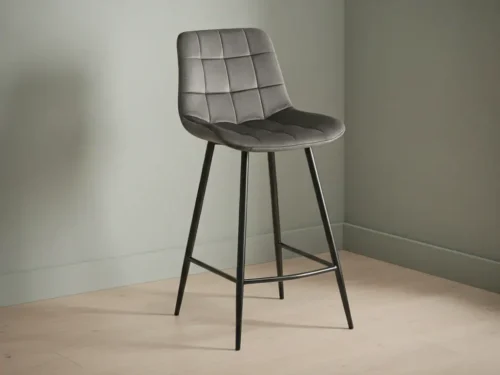 Barkruk Booskang Velvet Taupe