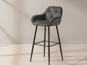 Barkruk Boostum Grijs