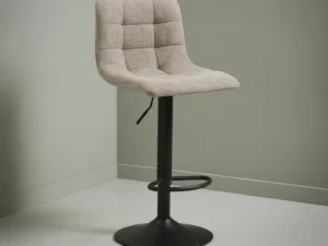 Barkruk Briebine Polyester Grijs - Set van 2