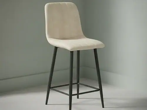 Barkruk Cervodora velvet taupe