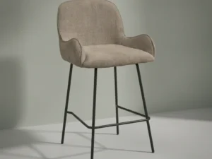 Barkruk Dervenluna taupe