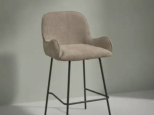 Barkruk Dervenluna taupe