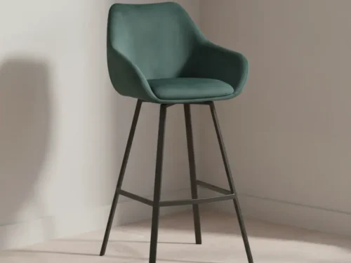 Barkruk Diltor Velvet Groen