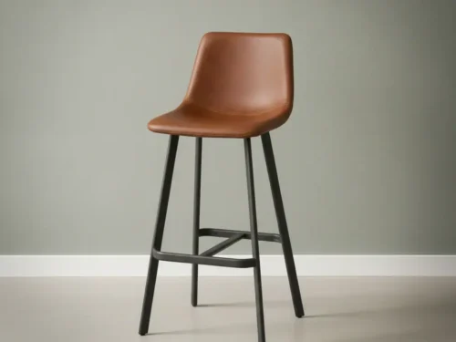 Barkruk Haandil Kunstleer Bruin