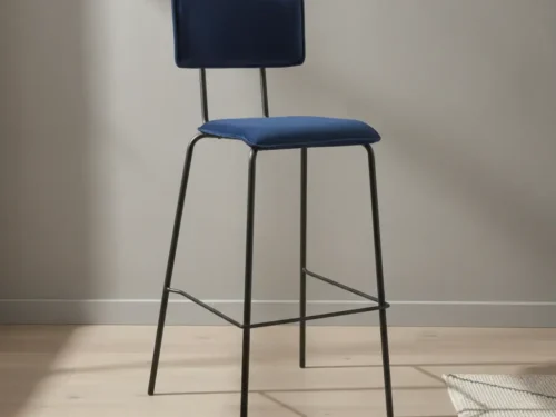 Barkruk Kibena Velvet Indigo