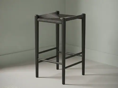 Barkruk Lordea Hout Zwart