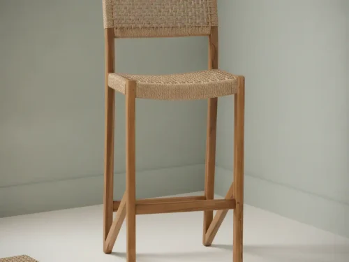 Barkruk Meilena Teak Naturel