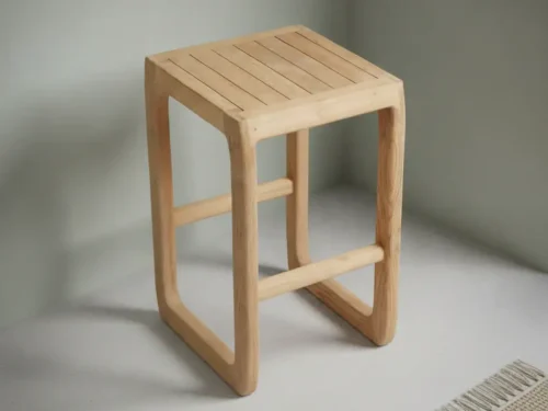 Barkruk Nutal Teak Naturel
