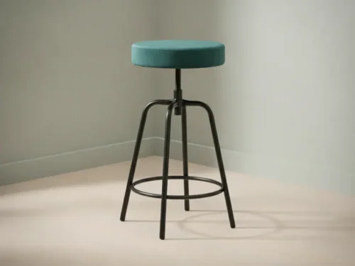 Barkruk Paatura Velvet Zwart