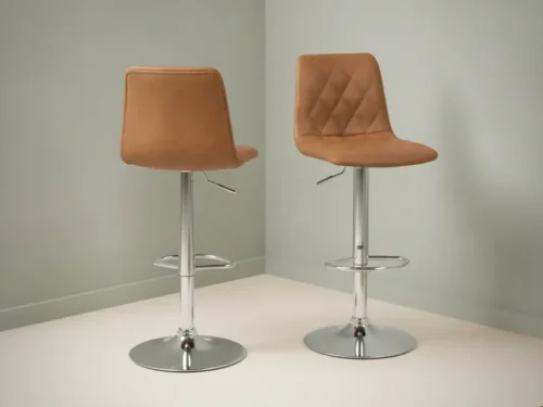 Barkruk Stoolvino Kunstleer Bruin