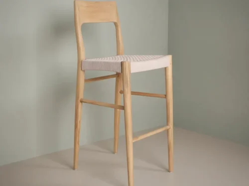 Barkruk Taasy Teak Beige