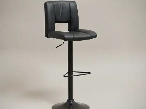 Barkruk Teellio Kunstleer Zwart