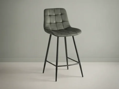 Barkruk Troobak Velvet Groen