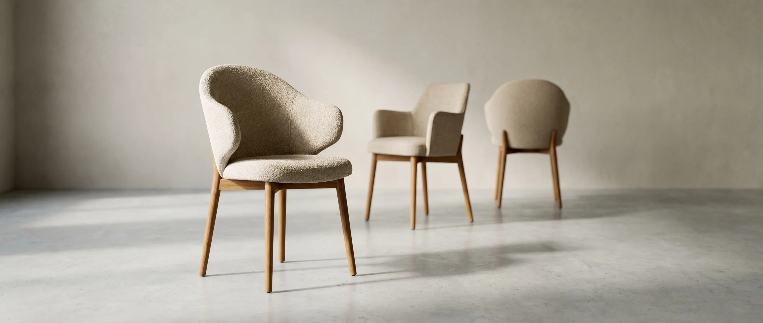 Beige eetkamerstoelen