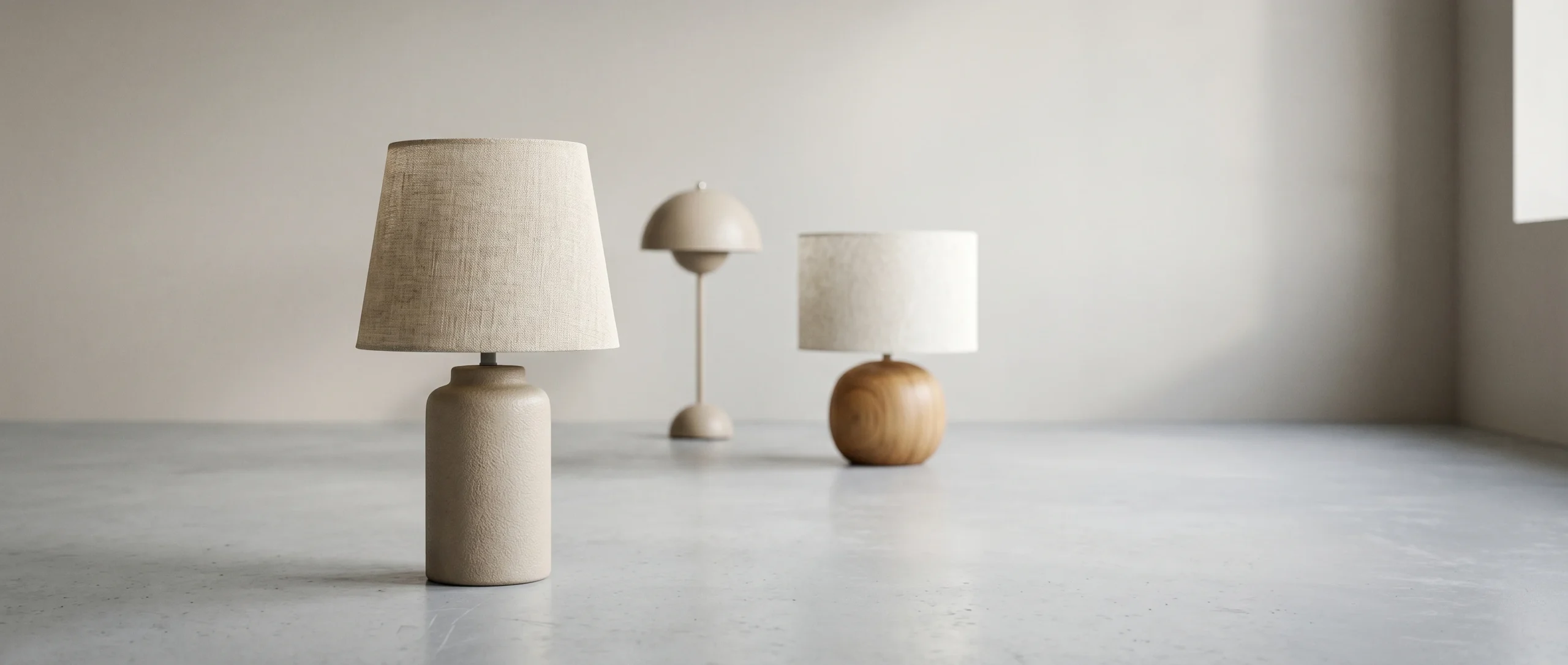 Beige tafellampen