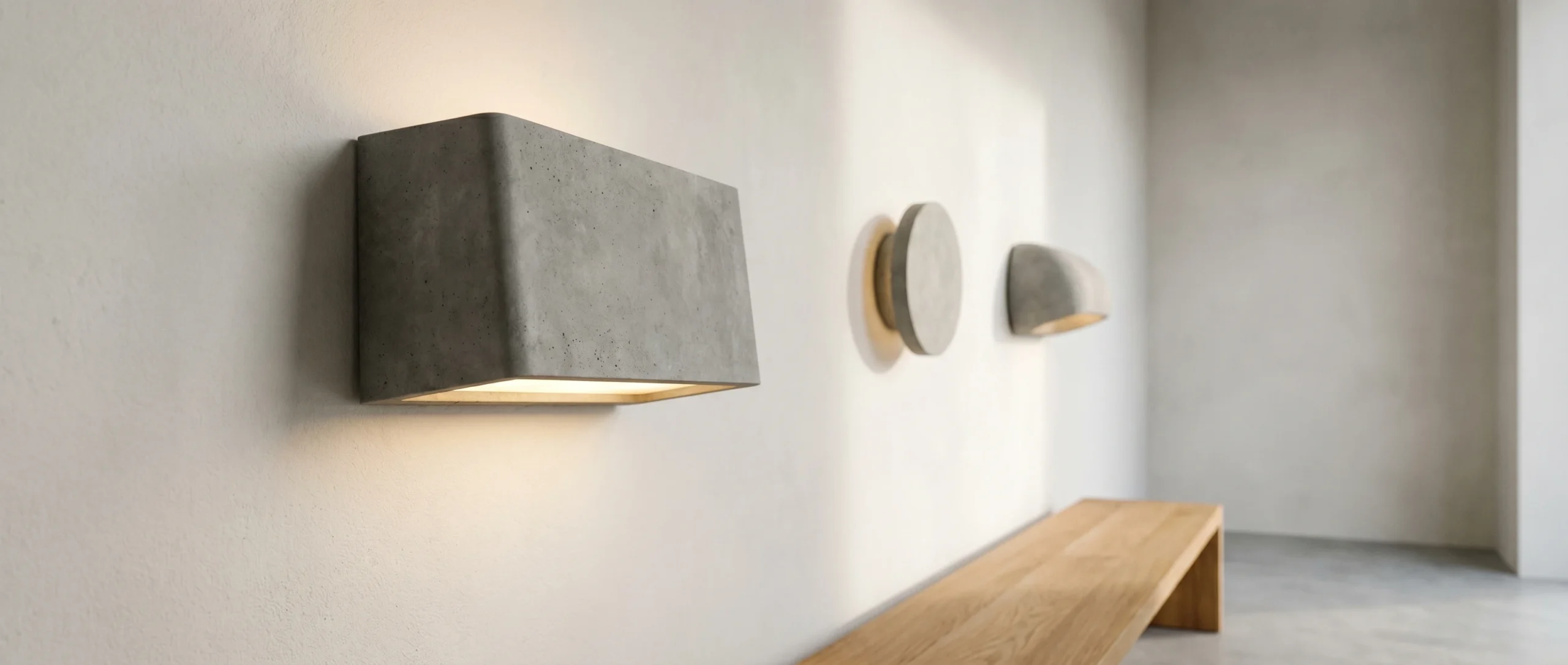 Betonlook wandlampen