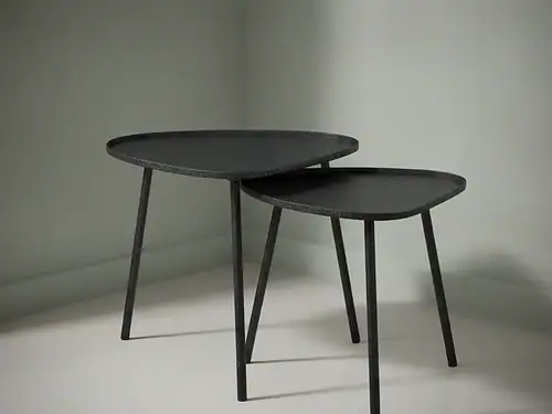Bijzettafel Brendonte Metaal 54 cm