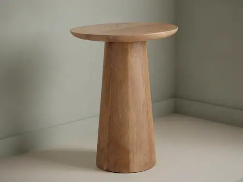 Bijzettafel Ciekine Mangohout Ø36 cm