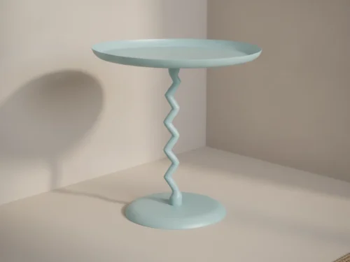 Bijzettafel Cunen Zacht Blauw