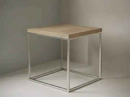 Bijzettafel Gavarlyra 60 x 60 cm vierkant