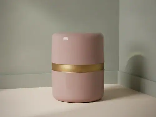 Bijzettafel Halmonsaro roze rond ijzer