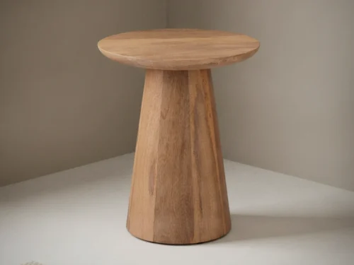 Bijzettafel Heerane Mangohout Ø30 cm