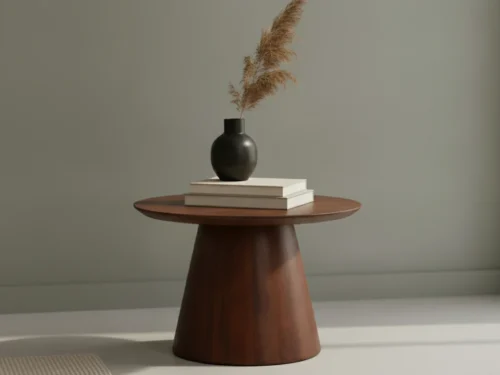 Bijzettafel Jaaltun Mangohout 55 cm